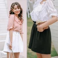 韓國K.W. (預購) 美學限定夏日漫遊抽繩百搭高腰短褲