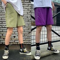韓國K.W. (預購) 爆推百搭綁帶嘻哈寬鬆闊腿運動短褲