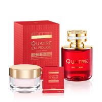 BOUCHERON 環戒豔紅淡香精50ml(加贈品牌身體乳50ml+針管*1)