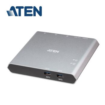 ATEN 2埠 USB-C 攜帶裝置切換器 (US3310) 搭載電源傳輸