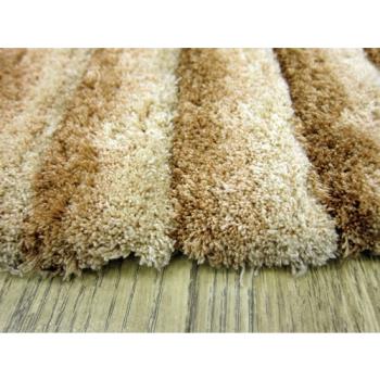 范登伯格-彩之舞燦爛明亮時尚現代勦柔軟立體地毯-08 淺棕 200x290cm