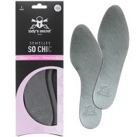 (買一送一回饋) 法國LADYS SECRET 女用足部除臭舒適透氣鞋墊-So Chic (銀色) (36/37碼)