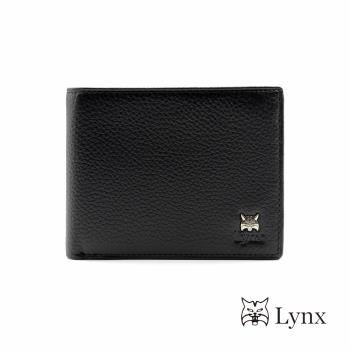 【LYNX】進口納帕紋Ⅱ軟皮8卡可放行照短夾
