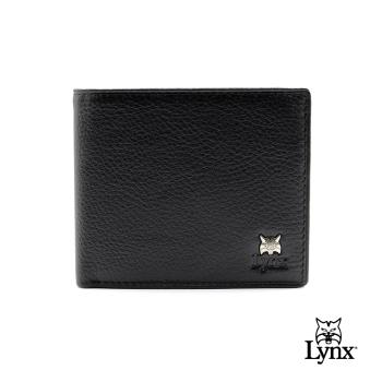 【LYNX】進口納帕紋Ⅱ軟皮3卡1窗短夾