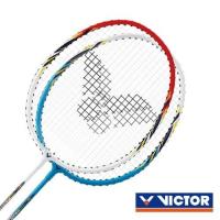 VICTOR 速度-穿線拍-對拍組-勝利 羽球拍 2支入 附羽球