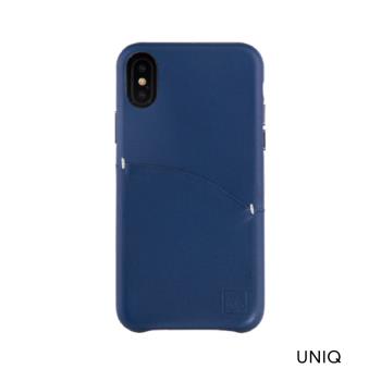 UNIQ Duffle iPhone XS Max 真皮插卡手機保護殼