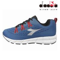 Diadora 男鐵漢柔情飛織輕跑鞋 寬楦 藍 DA8AMR6626