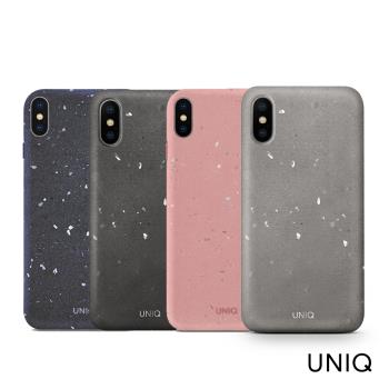 UNIQ Element iPhone XS Max 工業風手工貝殼混水泥手機殼