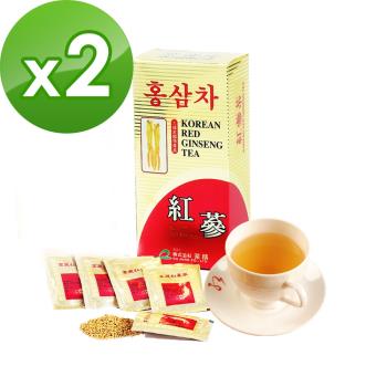 金蔘-6年根韓國高麗紅蔘茶(30包/盒)共2盒