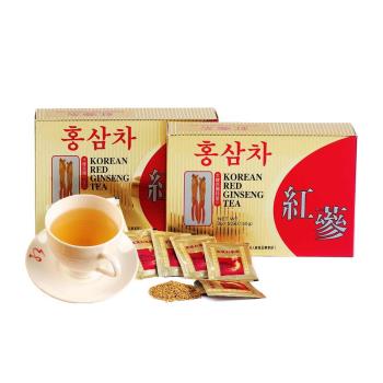 金蔘-6年根韓國高麗紅蔘茶(100包/盒)共1盒