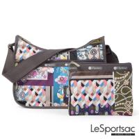 LeSportsac - Standard側背水餃包/流浪包-附化妝包(懷舊篇章)