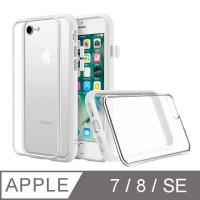 【RhinoShield 犀牛盾】iPhone 7/8 Mod NX 邊框背蓋兩用手機殼-白色