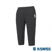 K-SWISS PF Capri pants韓版運動七分褲-女-黑
