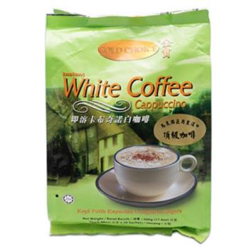 【馬來西亞 金寶】卡布奇諾白咖啡-4袋/組