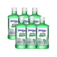 百齡Smiling 護牙周到漱口水750mlx6瓶-綠茶薄荷