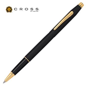 CROSS精典世紀黑黑桿金夾鋼珠筆*AT0085-110