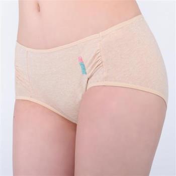 【Swear 思薇爾】 彩棉系列M-XL素面中低腰平口內褲(蜂蜜膚)