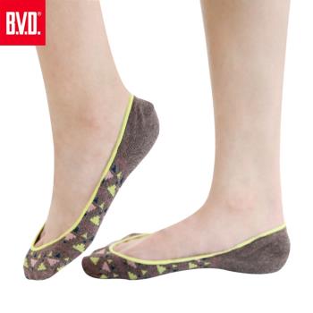 【BVD】復古三角女襪套4雙組(B252襪子-隱形襪)