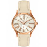 TISSOT 天梭 BELLA ORA臻時系列氣質珍珠貝女錶/白/31.4mm/T1033103611301