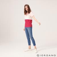 GIORDANO 女裝縲縈混紡中腰彈力貼身牛仔褲-53 淺藍