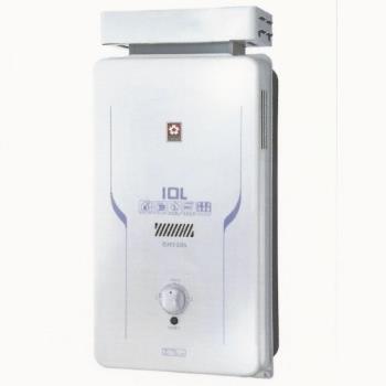 (全省安裝)櫻花10公升抗風(與GH1006/GH-1006同款)RF式LPG熱水器桶裝瓦斯GH-1006L