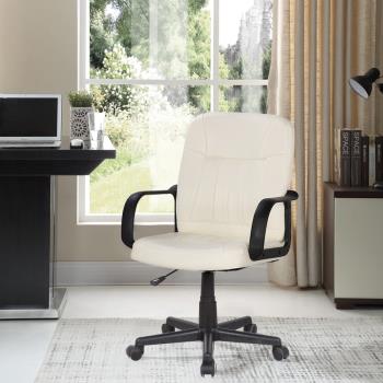【E-home】酷吉超舒適可調式有扶手電腦椅EFC021A-wht 白色
