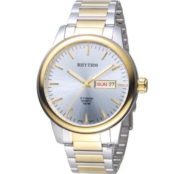 RHYTHM 沈穩內斂品味紳士錶(GS1605S03)-42mm
