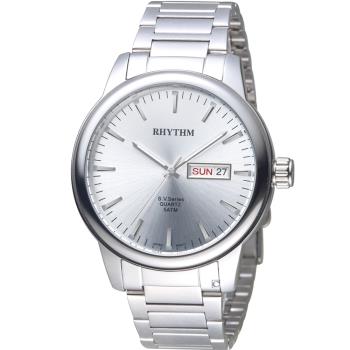 RHYTHM 沈穩內斂品味紳士錶(GS1605S01)-42mm