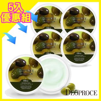 韓國 DEOPROCE DEOPROCE 緊緻潤膚霜-橄欖 100mlx5入組
