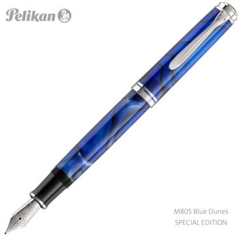 Pelikan 德國百利金 M805 18K 鋼筆-藍色沙丘