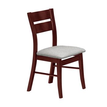 Boden-亞伯實木皮面餐椅/單椅(灰色)