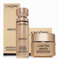 LANCOME蘭蔻 絕對完美黃金玫瑰修護眼霜20ml+黃金玫瑰修護精華30ml