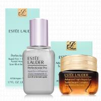 ESTEE LAUDER雅詩蘭黛 特潤眼部超能量修護霜15ml+Pro極速緊緻肌密全能精華50ml