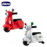 【買就送迴力車】chicco-偉士牌摩托滑步車-紅/粉紅