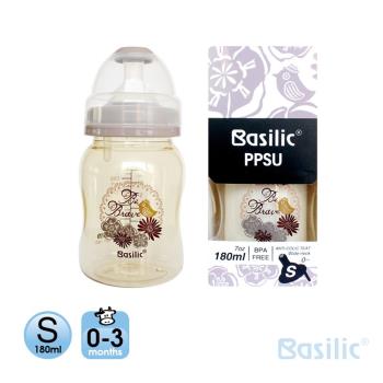 貝喜力克防脹氣PPSU寬口大奶瓶180ml-S