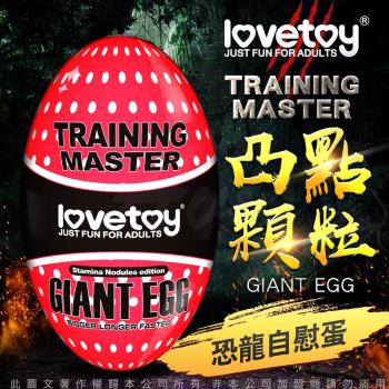 Lovetoy-Training Master Giant Egg 巨蛋自慰器-網狀波紋款