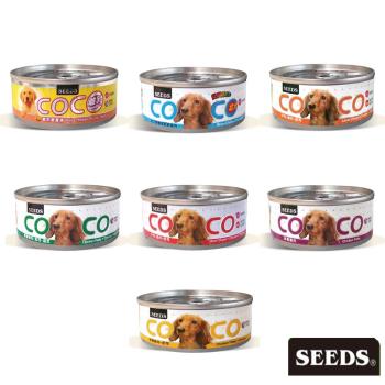SEEDS 惜時COCO 愛犬機能營養餐罐/罐頭 共7種口味 -80克(80g) X 24入