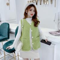 零國界衣店 S-XL 仿羊羔毛口袋外套背心(預購)