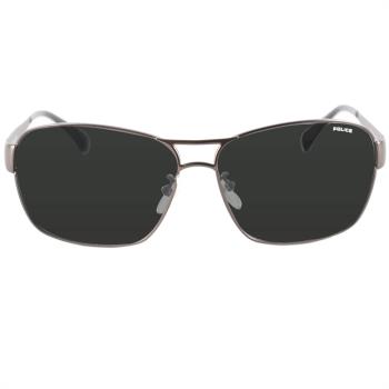 POLICE義大利霧面鏡腳質感造型太陽眼鏡(黑)POS8760-0627