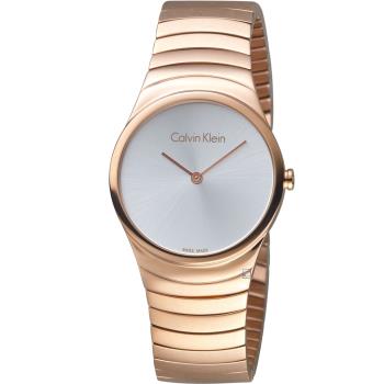 Calvin Klein 極簡石英錶(K8A23646 )玫瑰金色/33mm