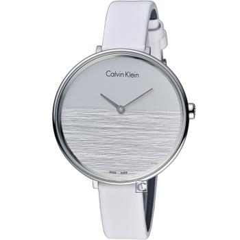Calvin Klein K7A rise 晨曦系列 時尚腕錶(K7A231L6)白/38mm