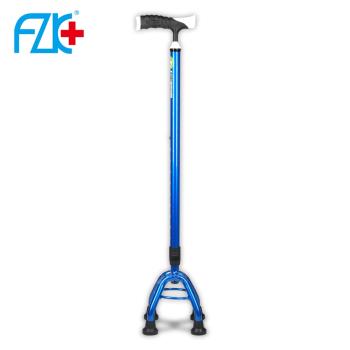 富士康 鋁合金 小四腳拐杖 FZK-2051 (寶藍色)