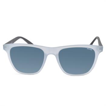 POLICE 義大利 質感霧面框太陽眼鏡 (藍灰) POS1936-2AEB