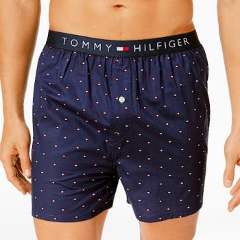 Tommy Hilfiger 2019男時尚舒適深藍色標誌鈕扣平口內著