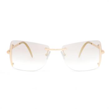 【EXTe】義大利風潮個性鏡框太陽眼鏡(金)EX551-02