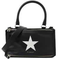 Givenchy 紀梵希Star Obsedia星星徽章兩用潘朵拉包.黑