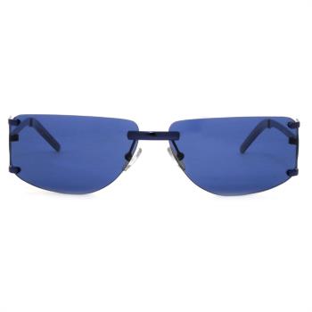 【EXTe】義大利簡約個性鏡框太陽眼鏡(藍)EX533-04