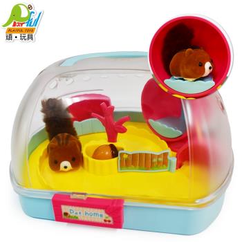 Playful Toys 頑玩具 小松鼠樂園 5091(毛茸茸玩具 養成遊戲 寵物遊戲 教具玩具 松果)