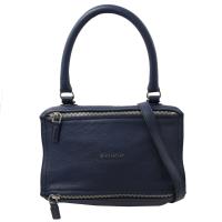 Givenchy 紀梵希PANDORA 山羊皮兩用潘朵拉包.深藍 中