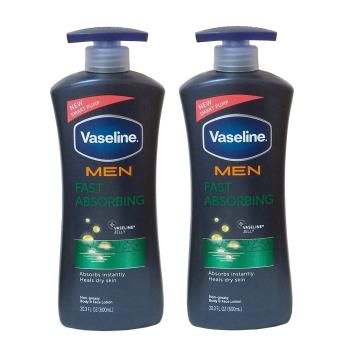 Vaseline男士速乾型潤膚乳液600ml-二入組